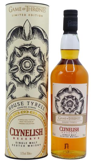 Clynelish Game Of Thrones House Tyrell Single Malt Scotch Whisky 70cl 51 ABV