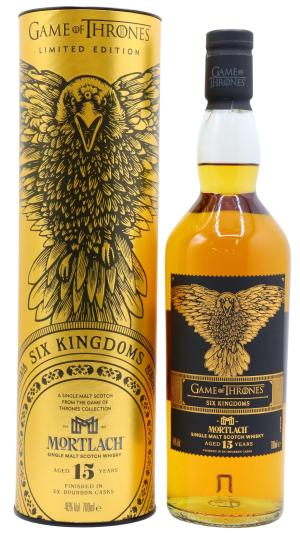 Mortlach 15 year old Game Of Thrones Six Kingdoms Single Malt Scotch Whisky 70cl 46 ABV