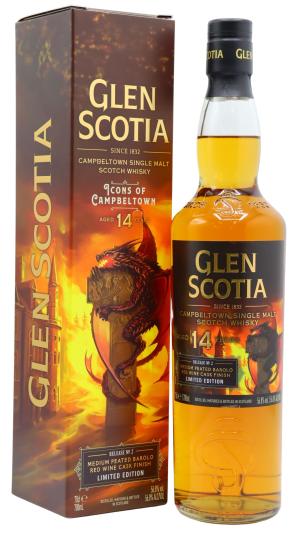 Glen Scotia 14 year old Icons Of Campbeltown Release No 2 Single Malt Scotch Whisky 70cl 568 ABV