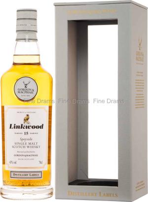 Linkwood 15 Year Old Gordon MacPhail Distillery Labels 70 cl 43
