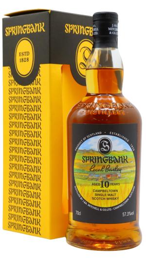 Springbank 10 year old Local Barley 2017 Edition Campbeltown Single Malt Scotch 2007 Whisky 70cl 573 ABV
