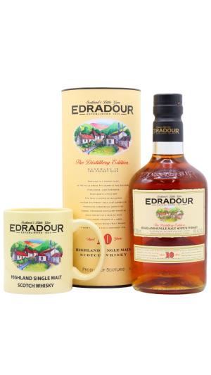 Edradour 10 year old Distillery Edition Single Malt Scotch Whisky 70cl 46 ABV Includes Branded Mug
