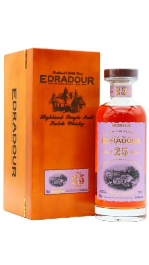 Edradour 25 year old 200th Anniversary Single Bordeaux Cask 816 1999 Whisky 70cl 554 ABV0