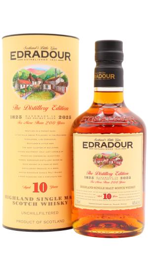 Edradour 10 year old 200th Anniversary Distillery Edition Single Malt Scotch Whisky 70cl 46 ABV0