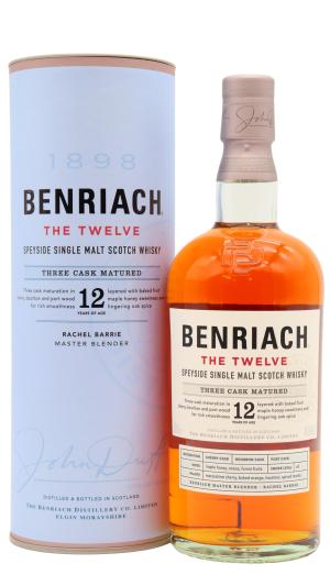 Benriach 12 year old The Original Twelve Speyside Single Malt Scotch Whisky 70cl 46 ABV