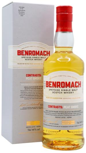 Benromach 11 year old Contrasts Peat Smoke Single Malt Scotch 2009 Whisky 70cl 46 ABV