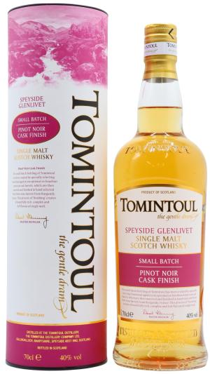Tomintoul Small Batch Pinot Noir Cask Finish Speyside Single Malt Scotch Whisky 70cl 40 ABV
