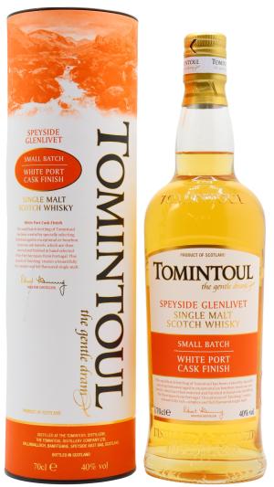 Tomintoul Small Batch White Port Cask Finish Speyside Single Malt Scotch Whisky 70cl 40 ABV