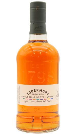 Tobermory 11 year old Distillery Exclusive Sherry Butt Finish Single Malt Scotch 2007 Whisky 70cl 624 ABV