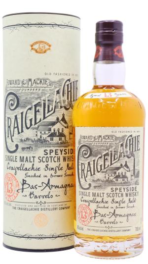 Craigellachie 13 year old BasArmagnac Cask Finished Speyside Single Malt Whisky 70cl 46 ABV