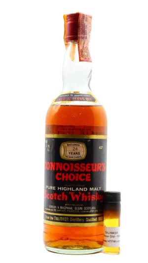 Talisker 24 year old Connoisseurs Choice Single Malt Scotch 1953 Whisky 75cl 43 ABV