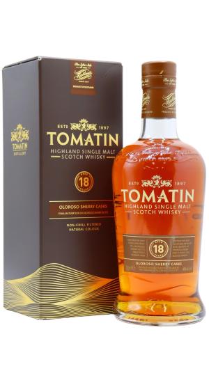 Tomatin 18 year old Highland Single Malt Scotch Whisky 70cl 46 ABV