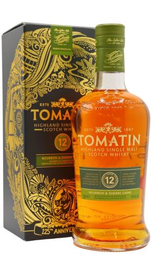 Tomatin 12 year old 125th Anniversary Highland Single Malt Scotch Whisky 70cl 43 ABV