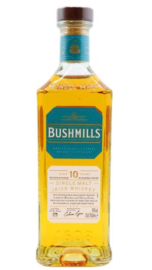 Bushmills 10 year old Irish Single Malt Whiskey 70cl 40 ABV Unboxed