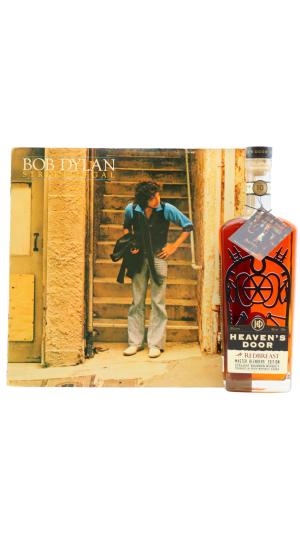 Heavens Door 10 year old Redbreast Finish Bourbon Whiskey 75cl 50 ABV Bob Dylan Includes Bob Dylan Street Legal Vinyl Album