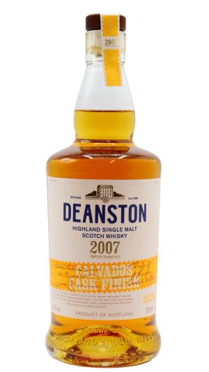 Deanston 12 year old Calvados Cask Finish Highland Single Malt Scotch 2007 Whisky 70cl 574 ABV