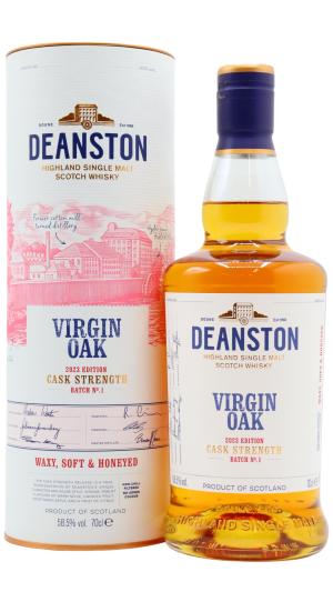 Deanston Virgin Oak Cask Strength Batch No1 Highland Single Malt Scotch Whisky 70cl 585 ABV