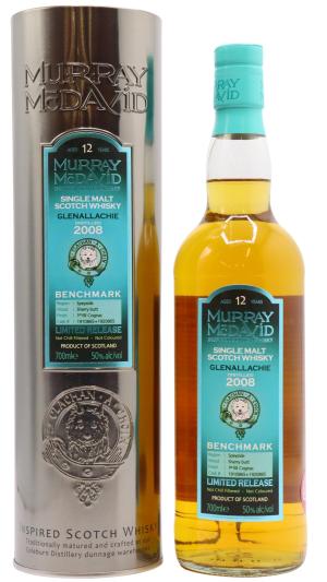 GlenAllachie 12 year old Murray McDavid Benchmark Single Malt Scotch 2008 Whisky 70cl 50 ABV