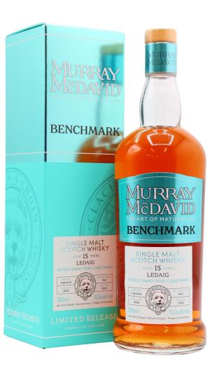 Ledaig 15 year old Murray McDavid Benchmark Tawny Port Finish 2009 Whisky 70cl 532 ABV