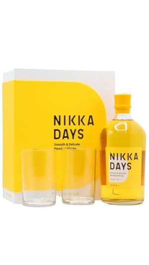Nikka Days Blended Japanese Whisky 70cl 40 ABV Glass Pack