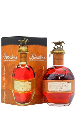 Blantons Straight From The Barrel Letter N Single Barrel Bourbon Whiskey 70cl 60 ABV Version 1