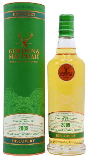 Tomatin 12 year old Gordon MacPhail Discovery Single Malt Scotch 2009 Whisky 70cl 43 ABV
