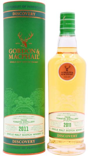 Tomatin 12 year old Gordon MacPhail Discovery Single Malt Scotch 2011 Whisky 70cl 43 ABV0
