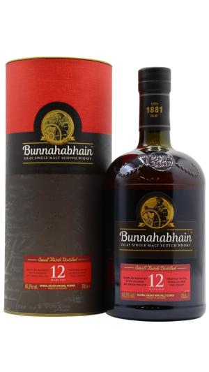 Bunnahabhain 12 year old Islay Single Malt Scotch Whisky 70cl 463 ABV