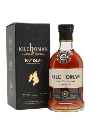 Kilchoman 11 Year Old 100 Islay Sherry Cask Matured Islay Whisky