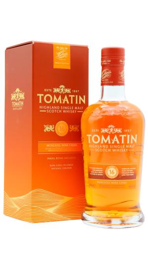 Tomatin 16 year old Moscatel Wine Casks Highland Single Malt Scotch Whisky 70cl 46 ABV