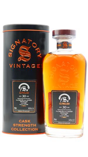 Clynelish 30 year old Signatory Vintage Symingtons Choice Single Cask 8681 Whisky 70cl 545 ABV0