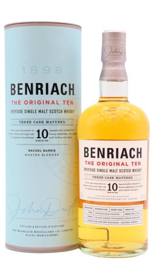 Benriach 10 year old The Original Ten Speyside Single Malt Scotch Whisky 70cl 43 ABV