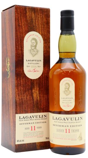 Lagavulin 11 year old Offerman 1st Edition Islay Single Malt Scotch Whisky 75cl 46 ABV