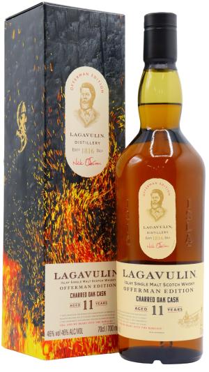 Lagavulin 11 year old Offerman 3rd Edition Charred Oak Cask Islay Single Malt Scotch Whisky 70cl 46 ABV