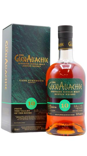 GlenAllachie 10 year old Cask Strength Batch 9 Single Malt Scotch Whisky 70cl 581 ABV