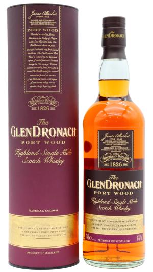 Glendronach Port Wood Single Malt Scotch Whisky 70cl 46 ABV