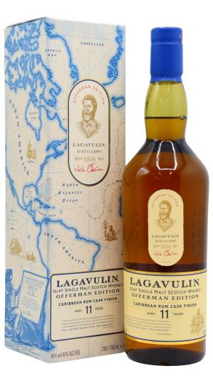 Lagavulin 11 year old Offerman 4th Edition Caribbean Rum Cask Islay Single Malt Scotch Whisky 70cl 46 ABV