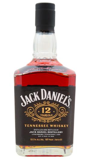 Jack Daniels 12 year old Batch 01 Tennessee Whiskey 70cl 535 ABV0