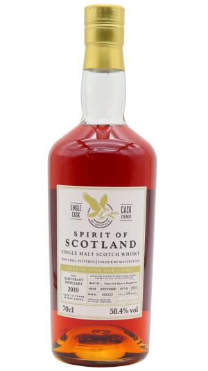 Glen Grant 14 year old Spirits Of Scotland Single Cask 903223 2010 Whisky 70cl 584 ABV0
