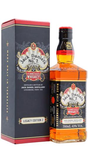 Jack Daniels Old No 7 Legacy Edition 2 Tennessee Whiskey 70cl 43 ABV