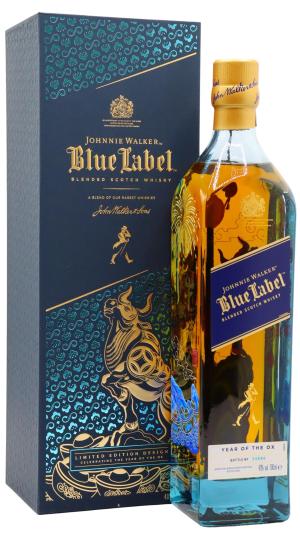 Johnnie Walker Blue Label 2021 Lunar New Year Year Of The Ox Blended Scotch Whisky 70cl 40 ABV