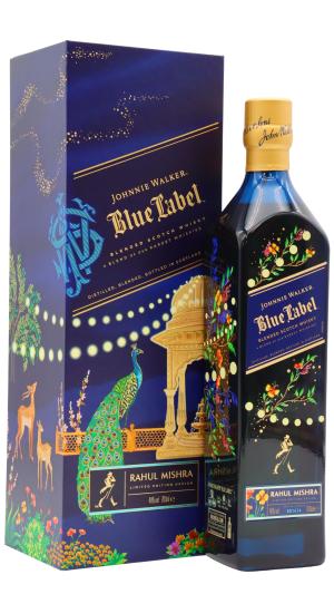 Johnnie Walker Blue Label 2025 Diwali Limited Edition Rahul Mishra Blended Scotch Whisky 70cl 40 ABV0