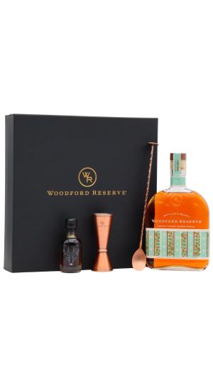 Woodford Reserve 2025 Holiday Edition Kentucky Straight Bourbon Whiskey 70cl 432 ABV Ultimate Cocktail Gift Pack