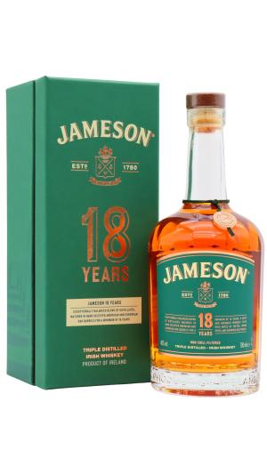 Jameson 18 year old Triple Distilled Irish Whiskey 70cl 46 ABV