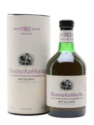Bunnahabhain 1963 40 Year Old Islay Single Malt Scotch Whisky