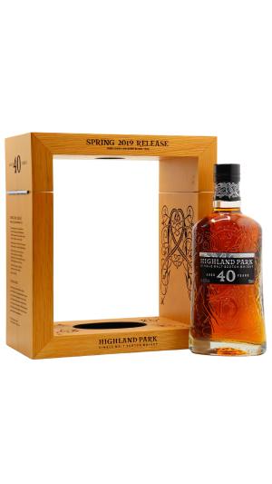 Highland Park 40 year old Spring 2019 Release Single Malt Scotch Whisky 70cl 432 ABV