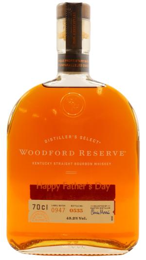 Woodford Reserve Distillers Select Kentucky Straight Bourbon Whiskey 70cl 432 ABV Fathers Day Edition