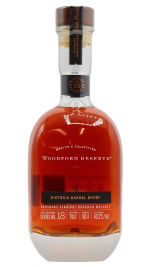 Woodford Reserve Masters Collection Historic Barrel Entry Kentucky Straight Bourbon Whiskey 70cl 452 ABV