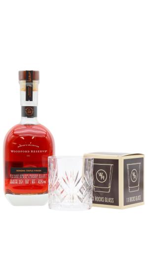 Woodford Reserve Masters Collection Sonoma Triple Finish Kentucky Straight Bourbon Whiskey 70cl 452 ABV Includes Branded Glass