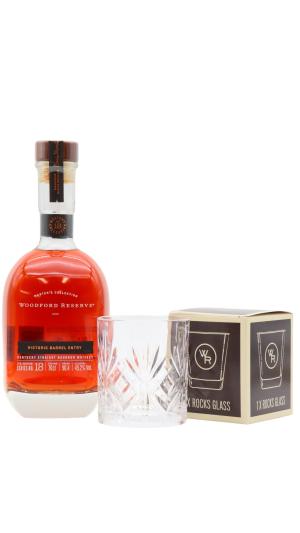 Woodford Reserve Masters Collection Historic Barrel Entry Kentucky Straight Bourbon Whiskey 70cl 452 ABV Includes Branded Glass